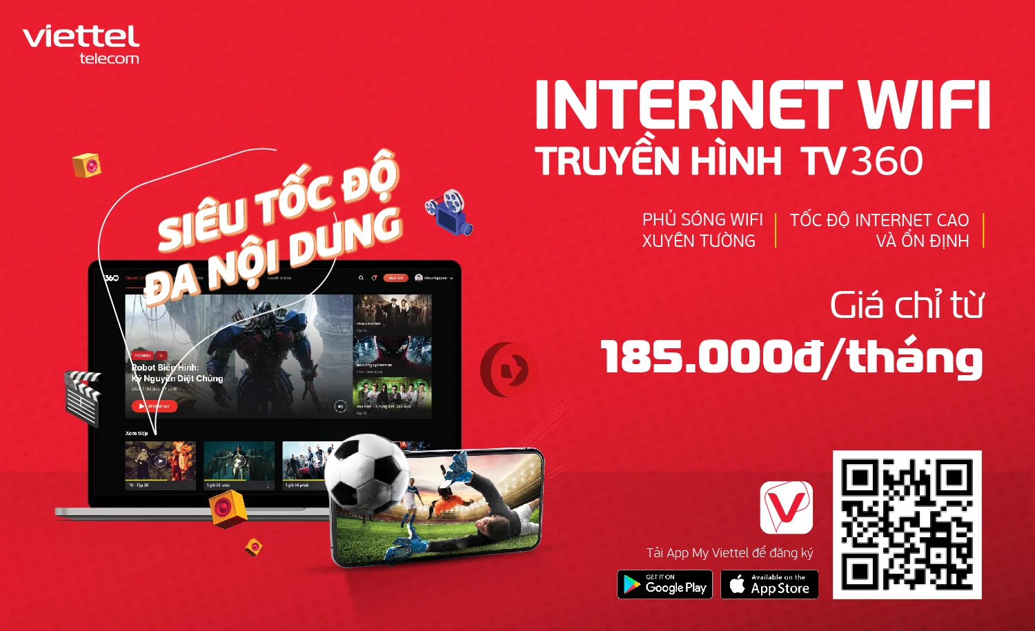 Combo Internet + Truyền hình — HOME 1